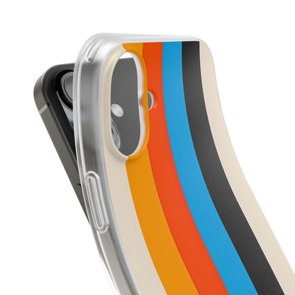 Vivid Stripe Harmony iPhone 16 Plus Case - Soft