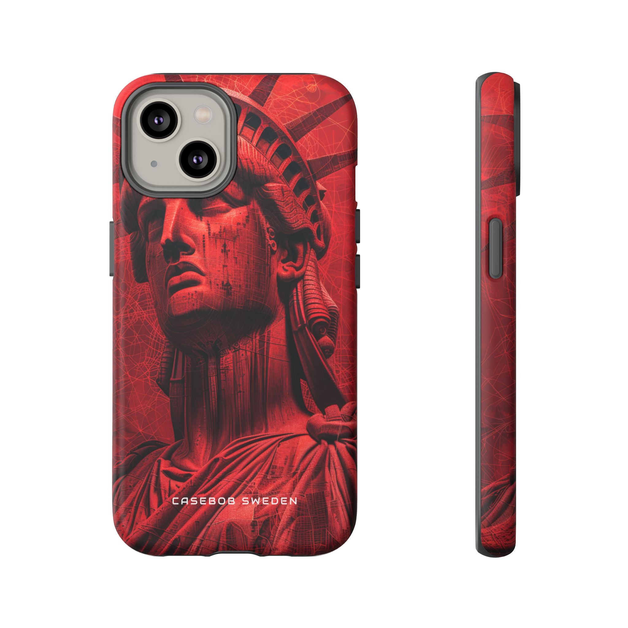 Zen Red Liberty Vision iPhone 14 - Tough Phone Case