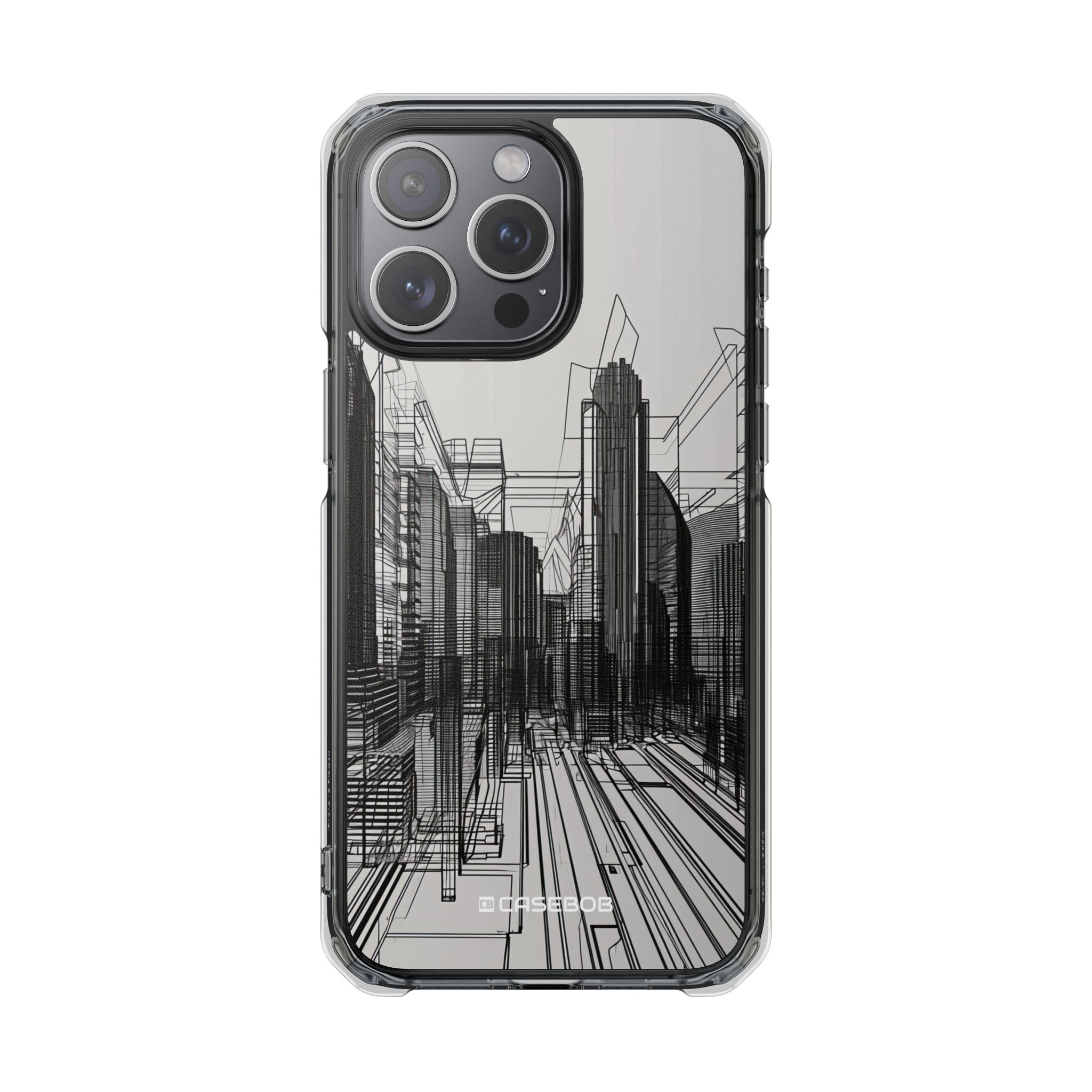 Urban Wireframe - Phone Case for iPhone