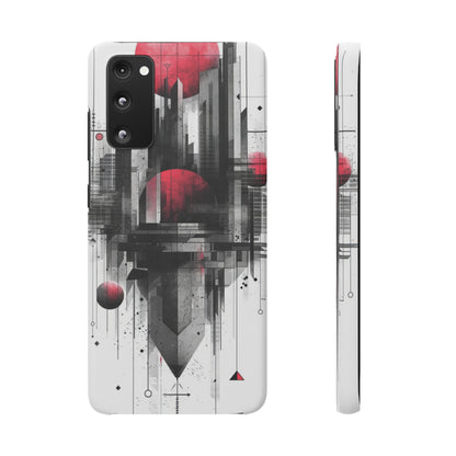 Cyber Gridscape | Slim Phone Case for Samsung