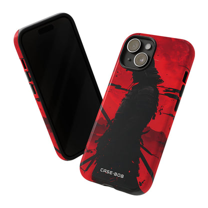 Crimson Samurai iPhone 15 Case - Tough