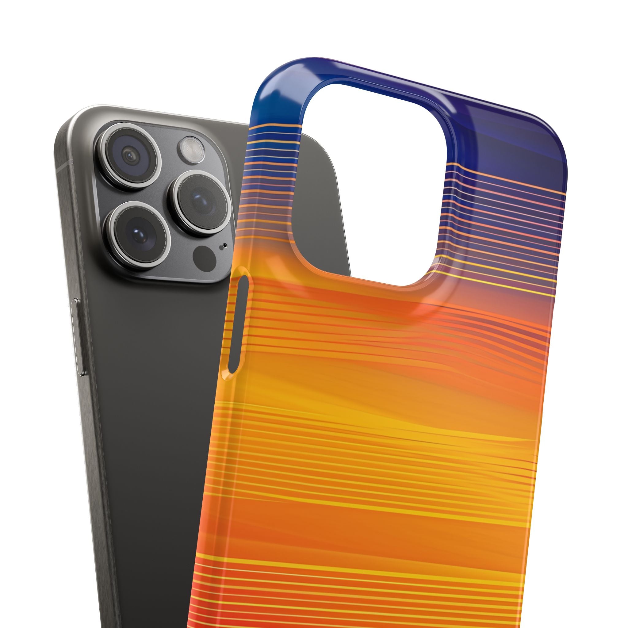 Gradient Sunset Flow iPhone 15 - Slim Phone Case