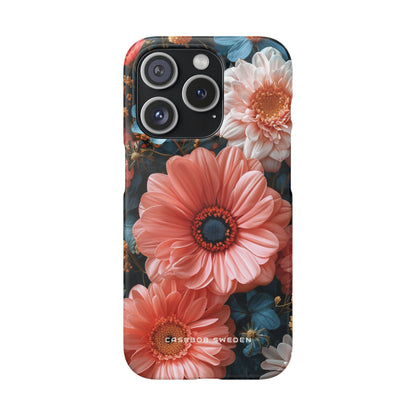 Surreal Floral Harmony iPhone 15 - Slim Phone Case