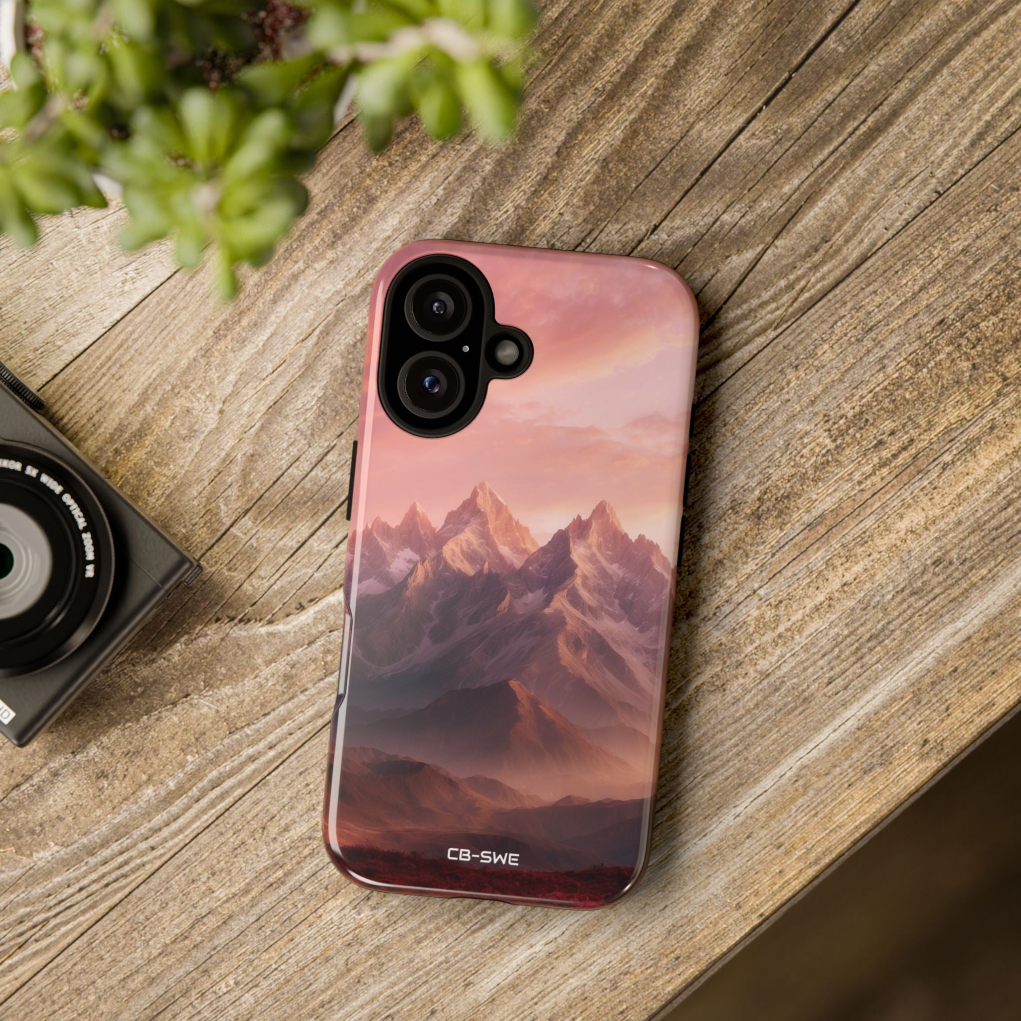 Vibrant Peaks Emerge - iPhone Case