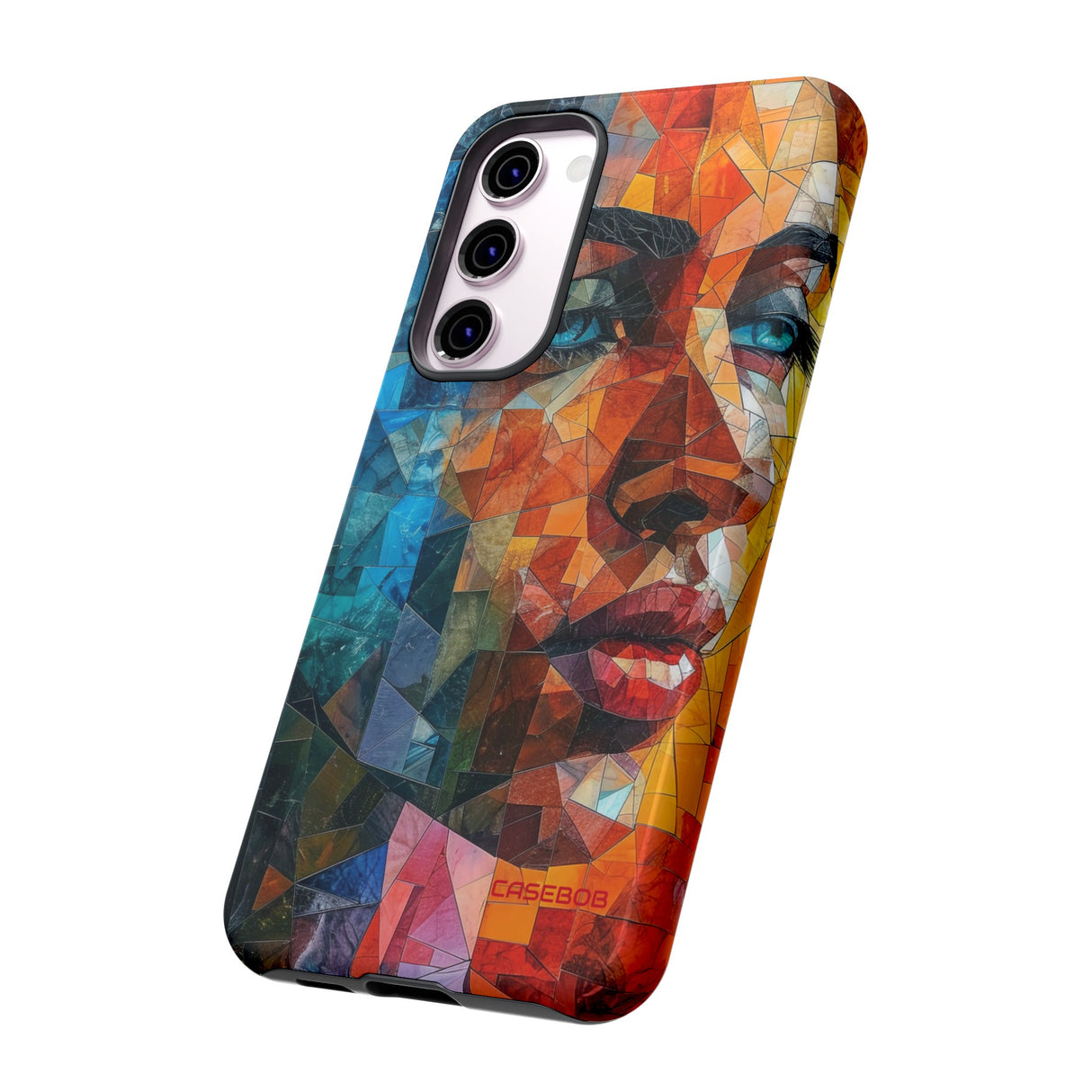 Geometric Fusion Lady - Protective Phone Case