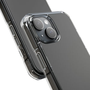 Granitgrau | Handyhülle für iPhone (Clear Impact Case – Magnetisch) 