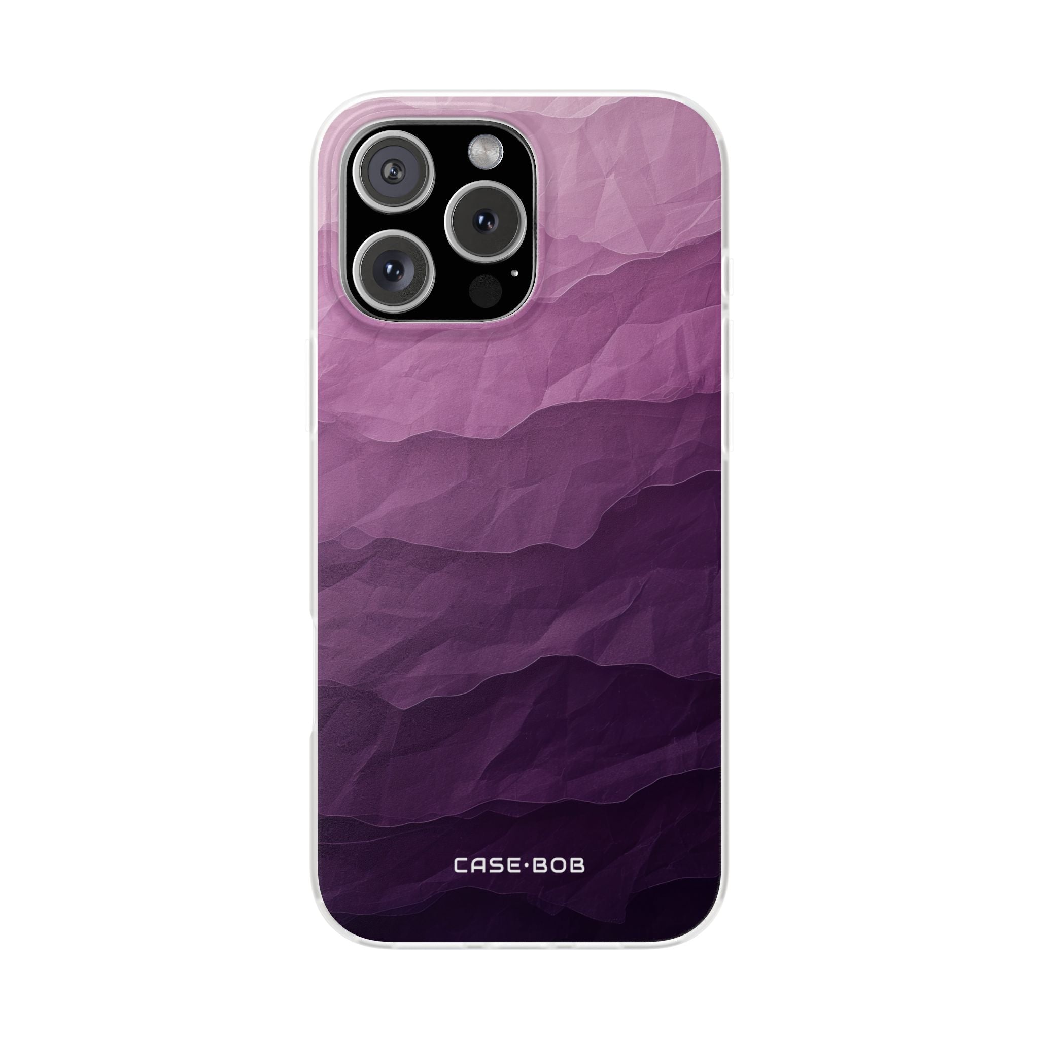 Purple Wave Layers iPhone 16 Pro Max Case - Soft
