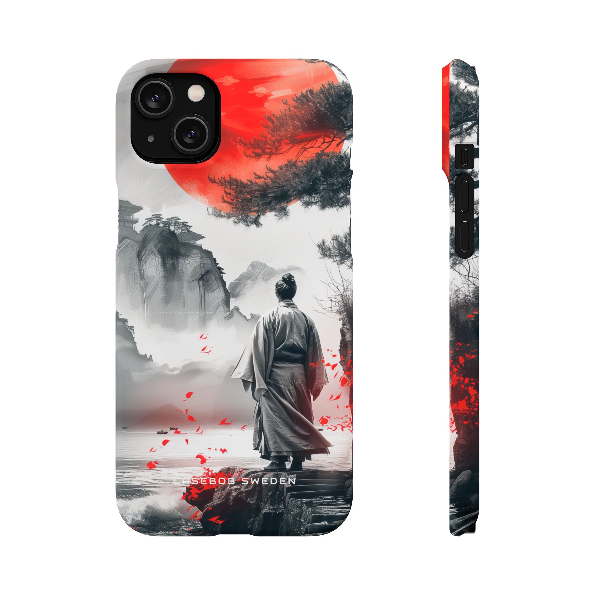 Zen Harmony: Japanese Serenity in Motion iPhone 14 - Slim Phone Case