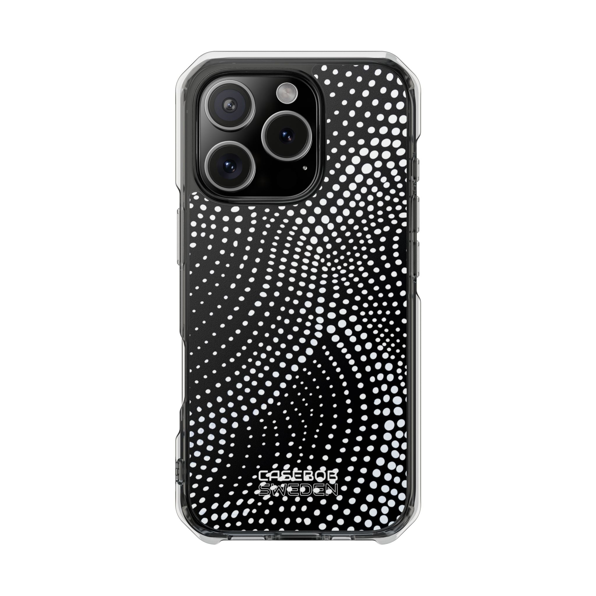 Waves of Dots iPhone 16 - Impact Clear+