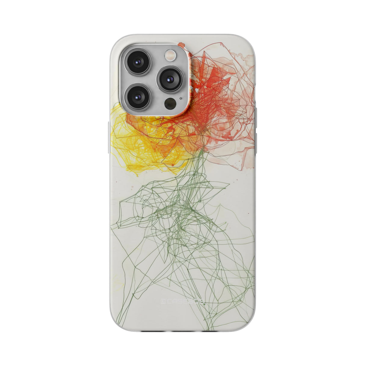 Fiery Blossom | Flexible Phone Case for iPhone