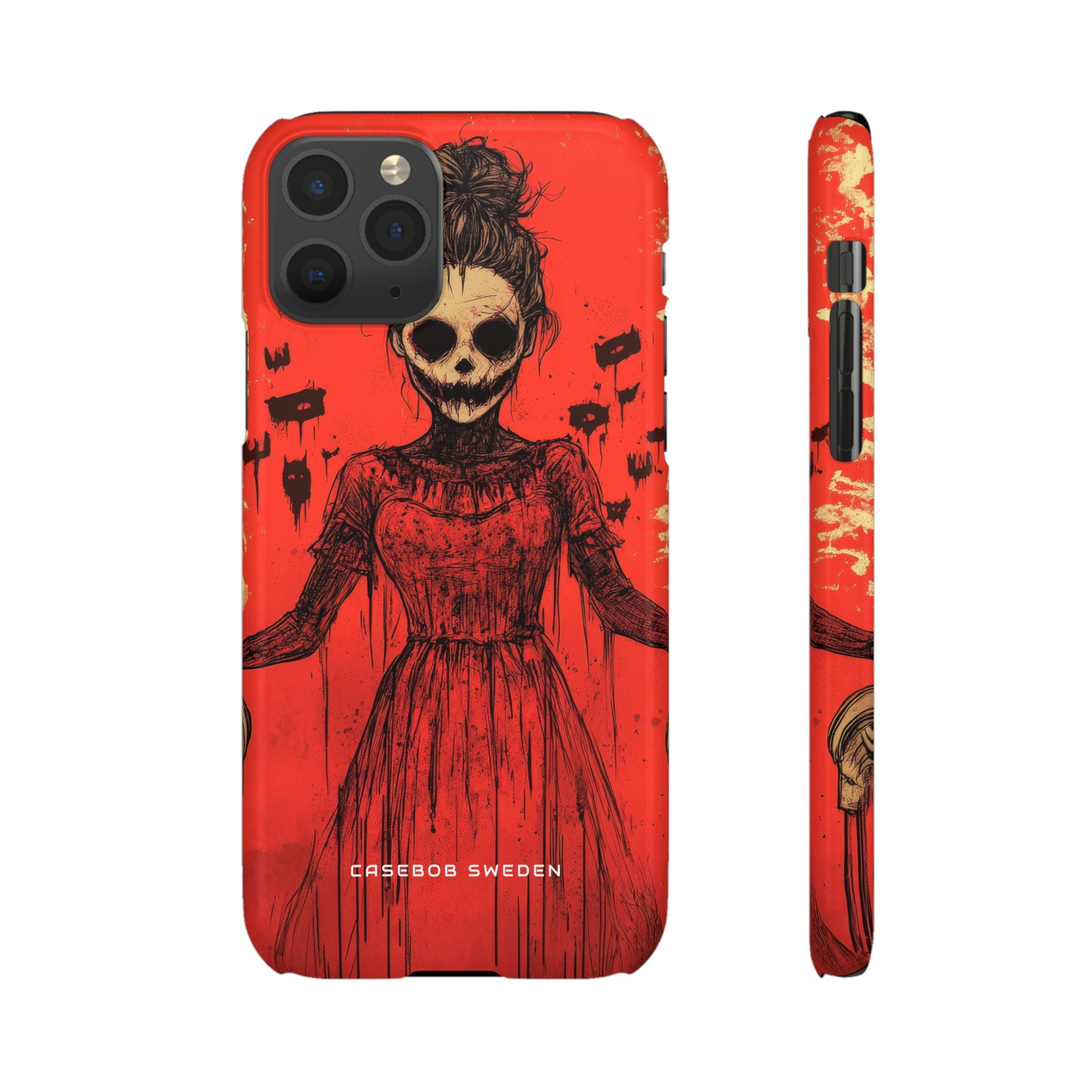 Haunting Scarlet Descent iPhone 11 - Slim Phone Case