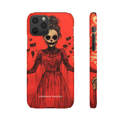 Haunting Scarlet Descent iPhone 11 - Slim Phone Case