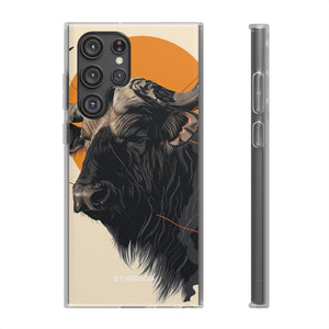 Majestic Buffalo Sun | Flexible Phone Case for Samsung Galaxy