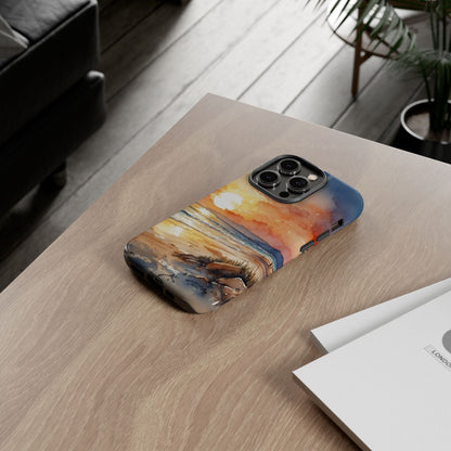 Sunset Dances Over - iPhone Case