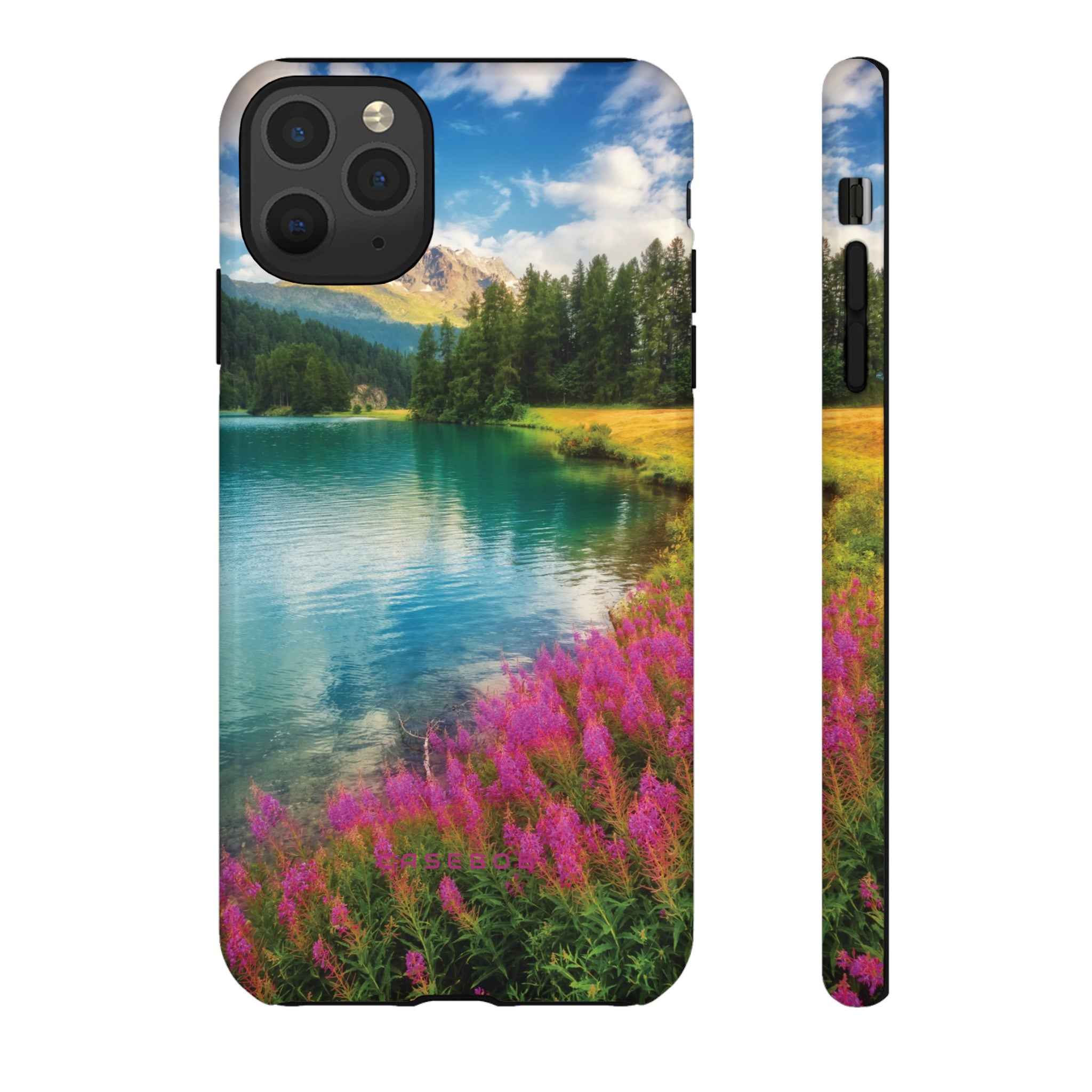 Azure Alpine Lake Phone Case - Protective Phone Case