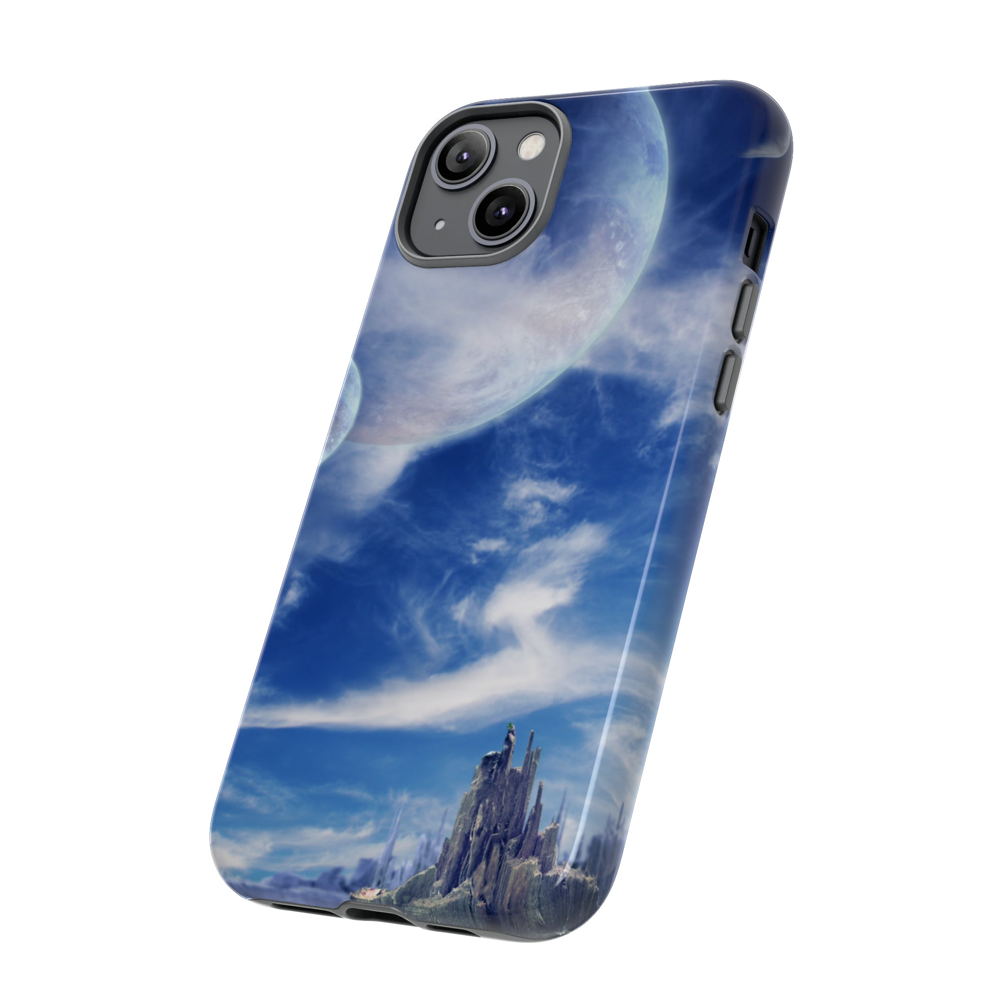 Landscape in fantasy planet 89 - Protective Phone Case