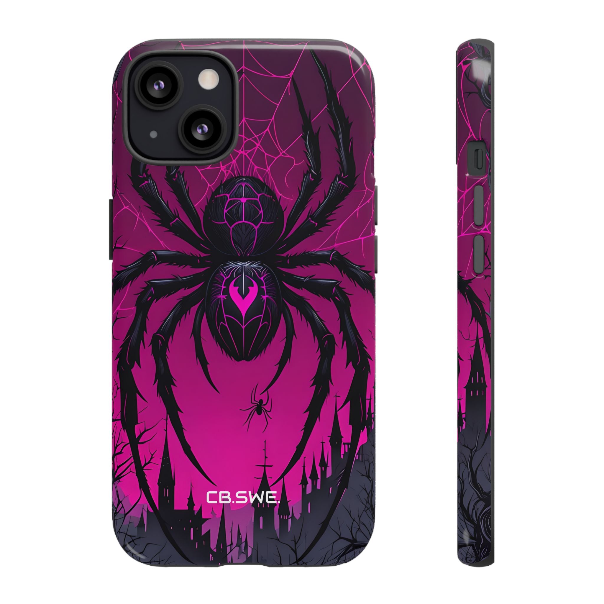 Menacing Black Spider Dark Fantasy iPhone 13 - Tough