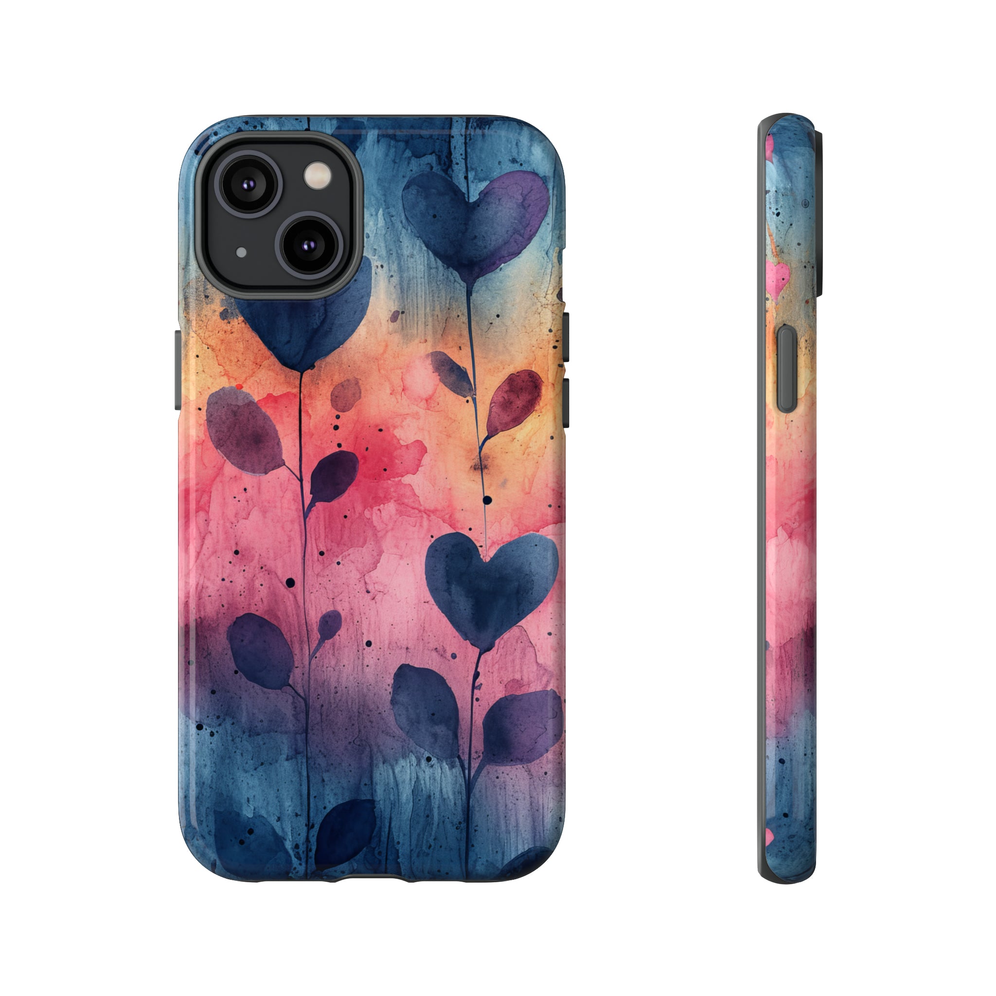 Heartfelt Pastel Mosaic - Protective Phone Case