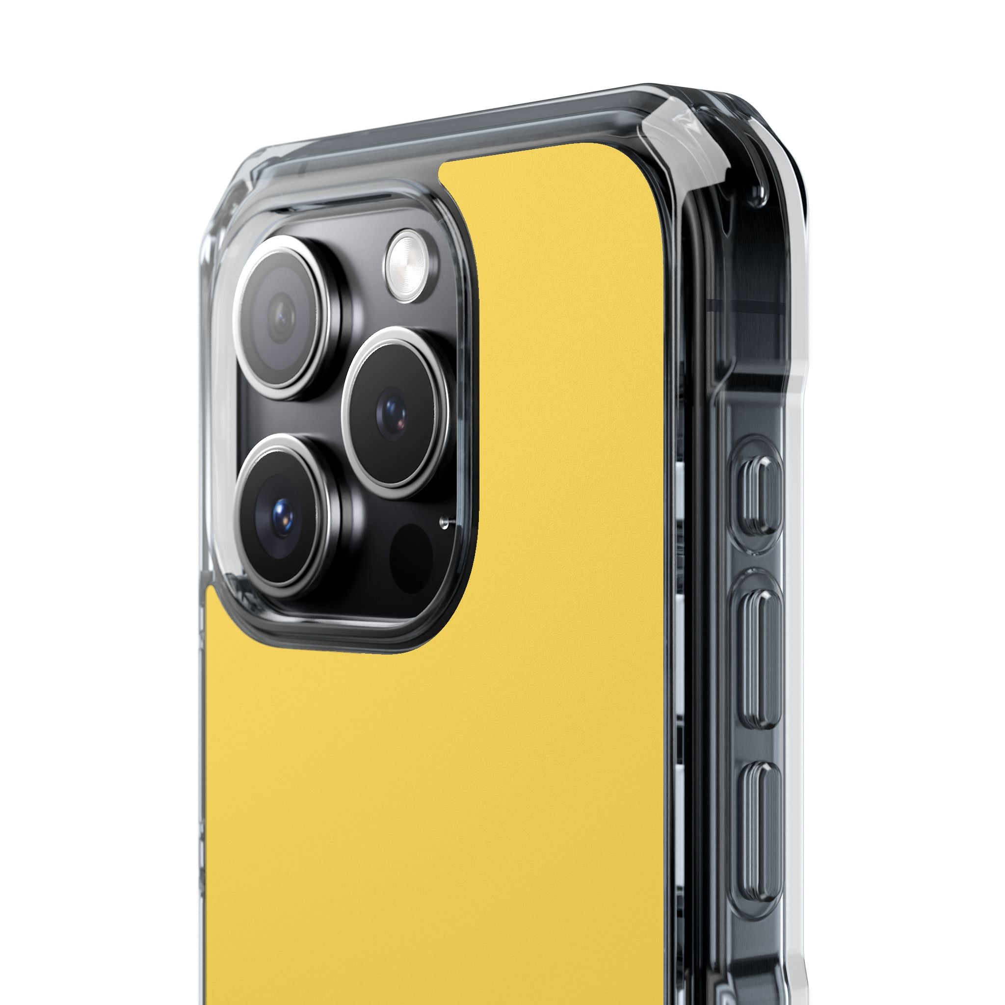 Mustard Yellow - Clear Impact iPhone 15 Phone Case