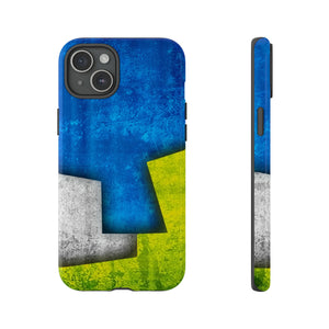 Blue Abstract Art - Protective Phone Case