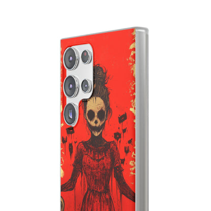 Haunting Scarlet Descent Samsung S23 - Flexi Phone Case