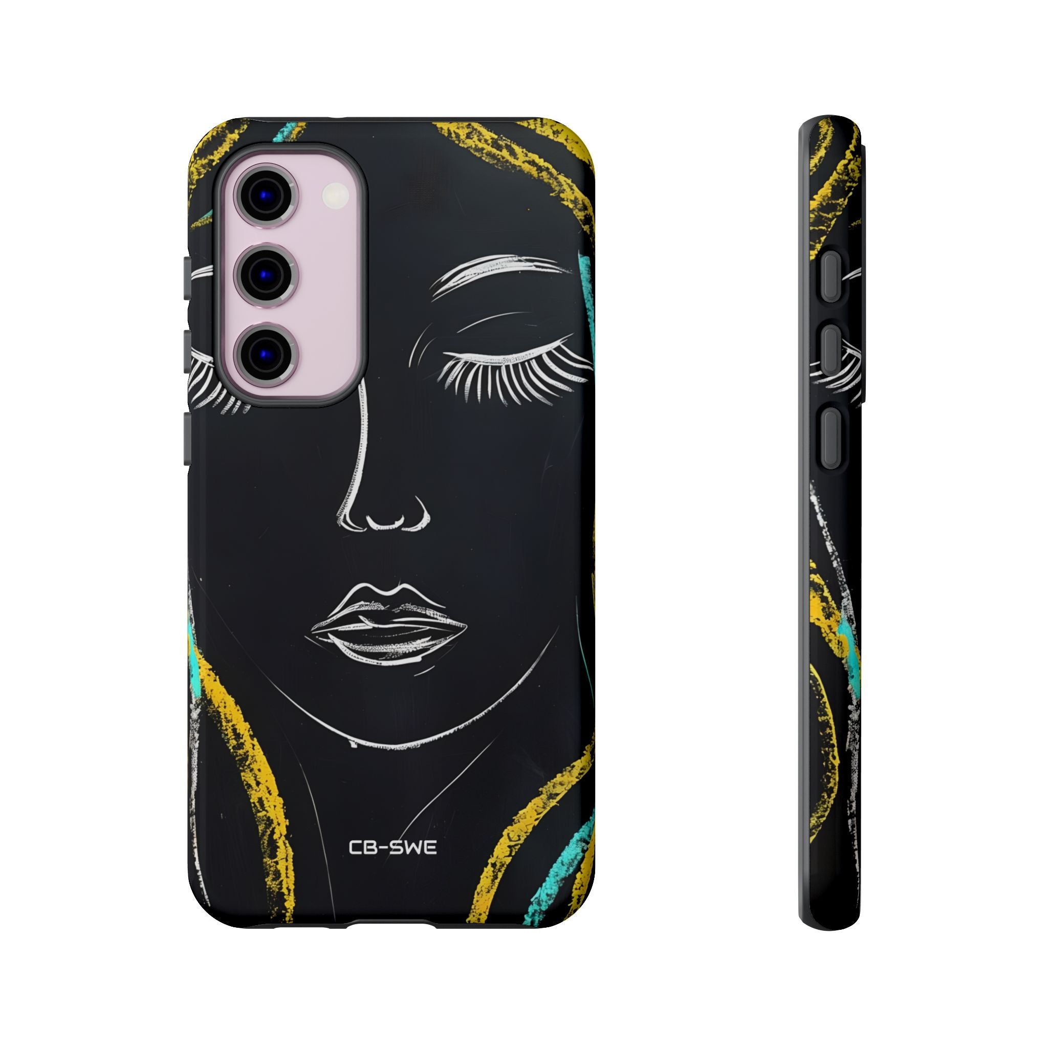 Vivid Minimalist Portrait - Samsung Case