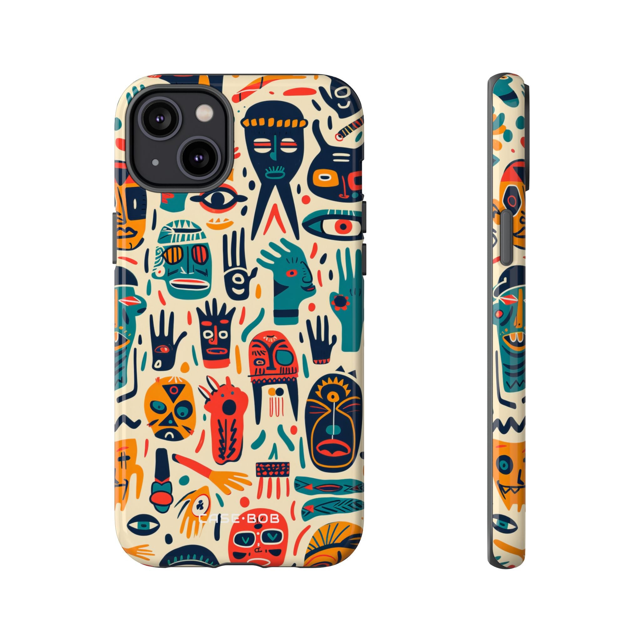 Vivid Faces iPhone 14 Plus Case - Tough