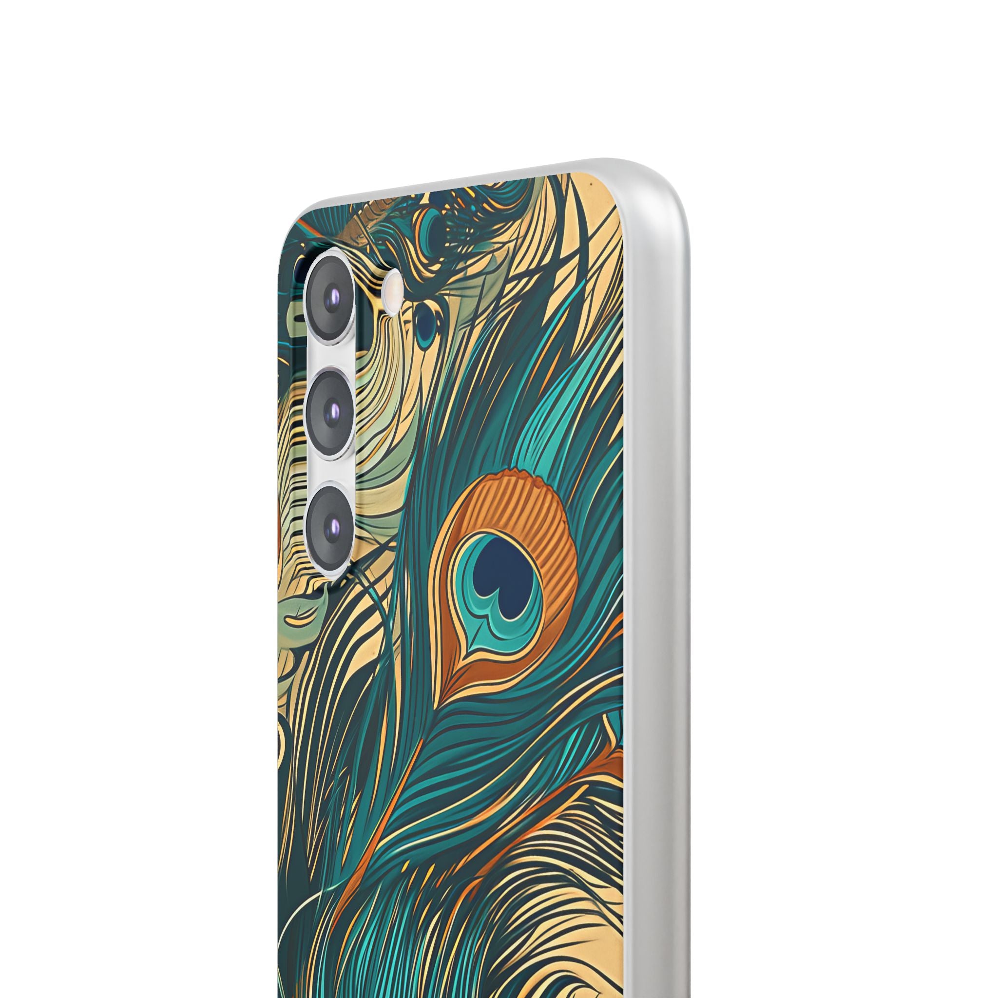 Art Nouveau Peacock Elegance Samsung S23 - Flexi Phone Case