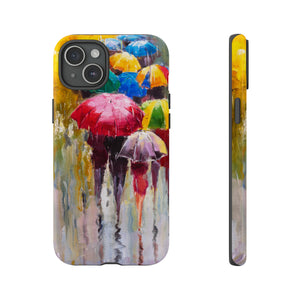 Oil Painting - Rainy Day - Protective Phone Case