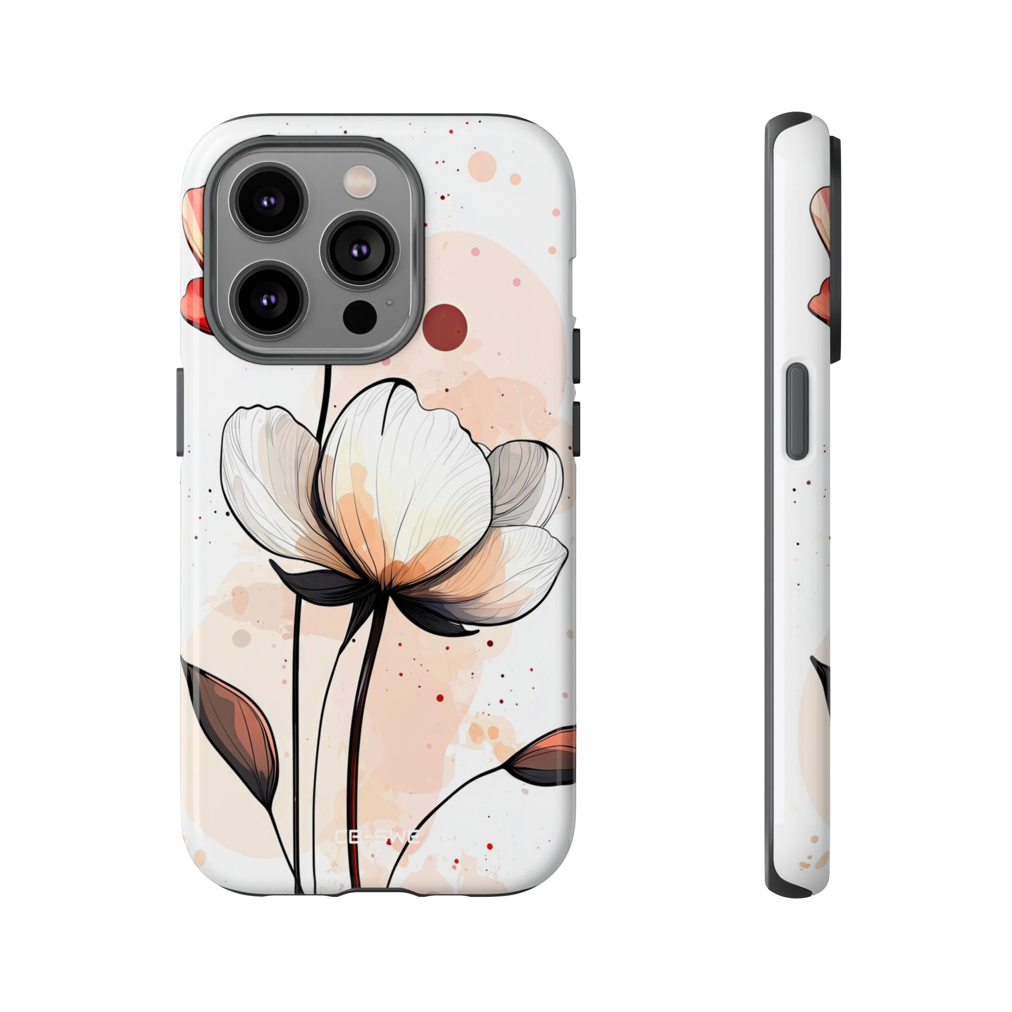 Vibrant Floral Elegance - iPhone Case