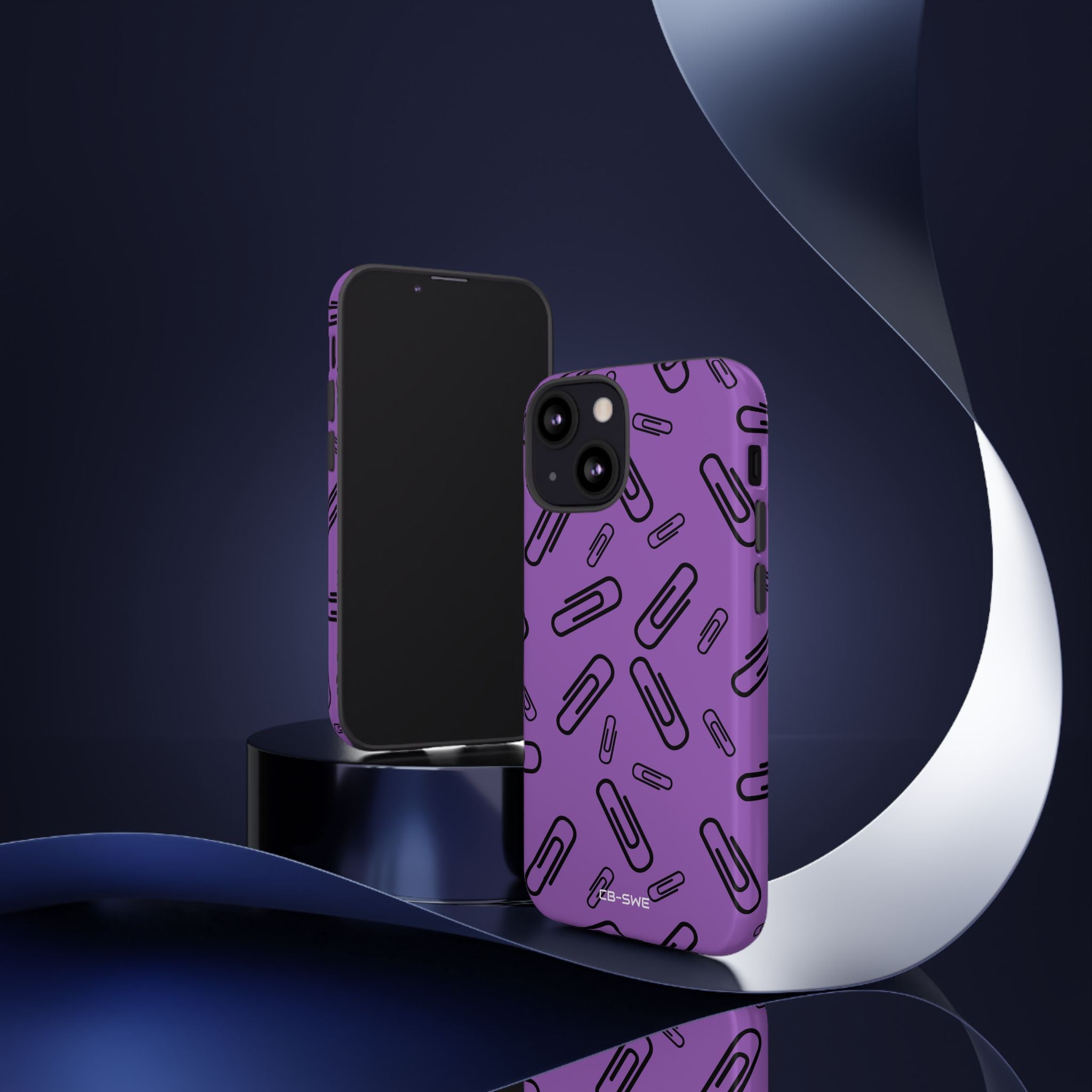 Paperclips Dance Playfully - iPhone Case