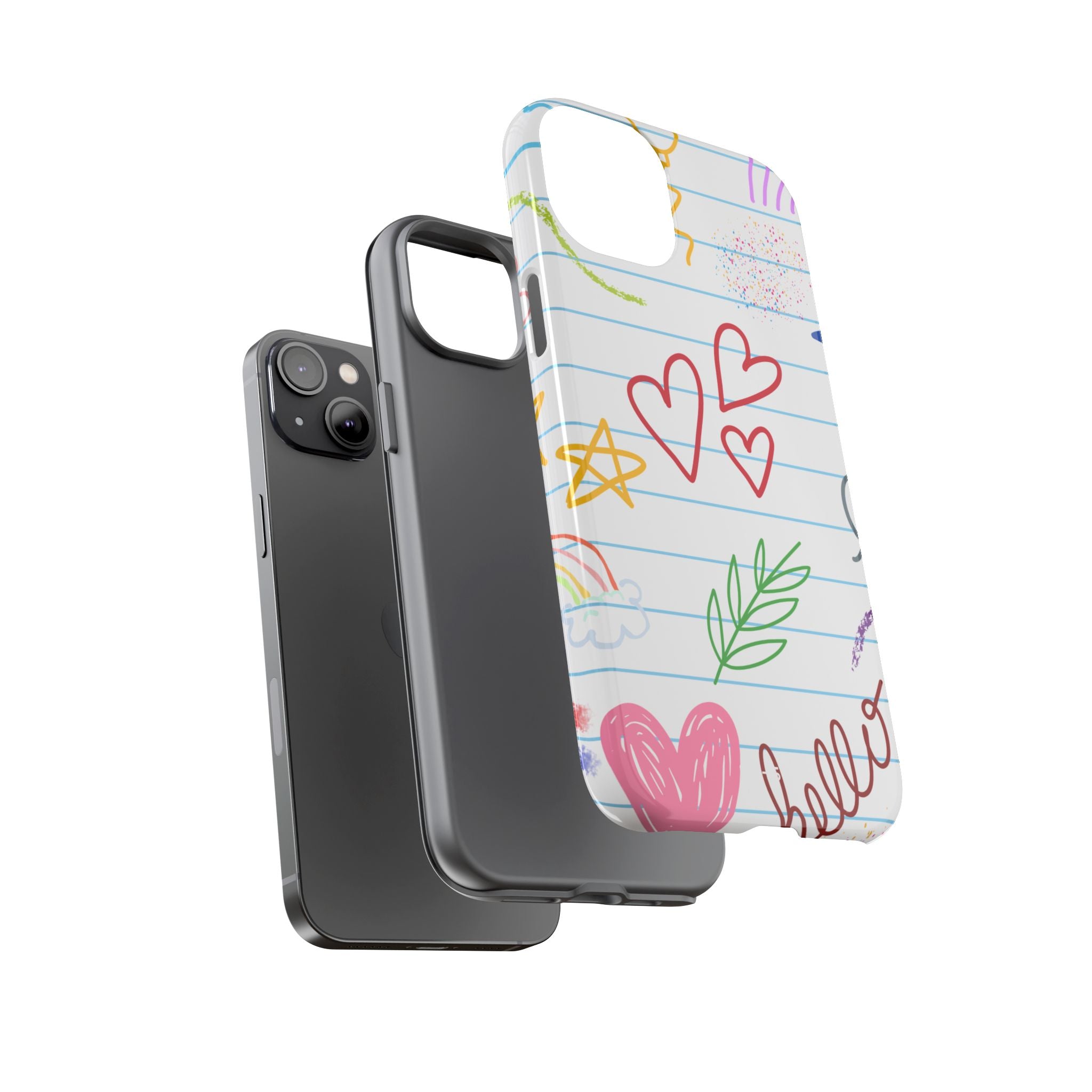 Hearts Dance Happily - iPhone Case