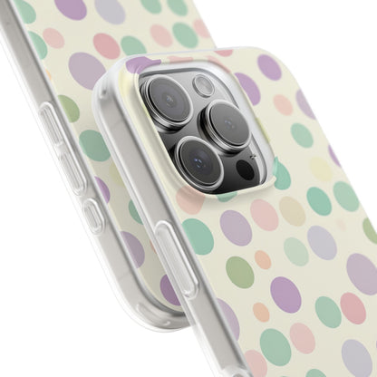 Playful Pastel Polka Dots - Flexi iPhone 16 Phone Case