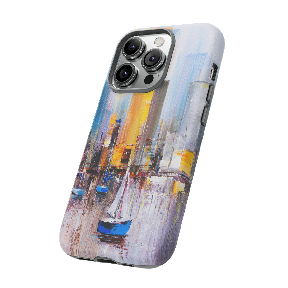 Oil Painting - Manhattan Bay - Protective Phone Case