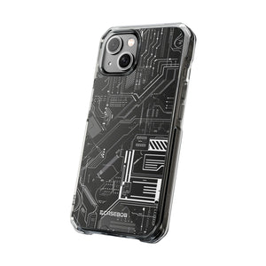 Circuit Overdrive - Phone Case for iPhone (Clear Impact - Magnetic)