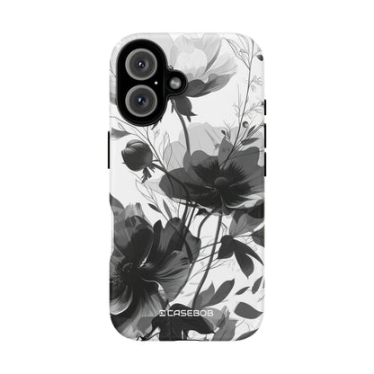 Elegant Monochrome Botanical Elegance - for iPhone 16