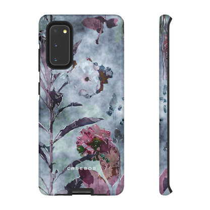 Monochrome Roses, Peonies & Asters - Protective Phone Case