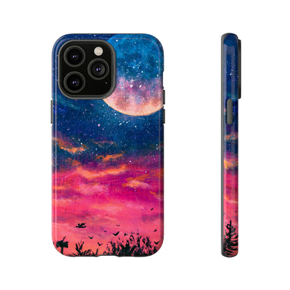 Oil painting - Big Planet - Protective Phone Case