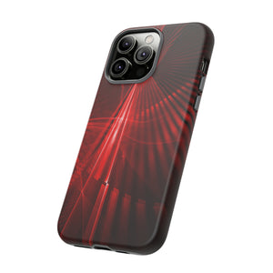 Red Disco Lights - Protective Phone Case