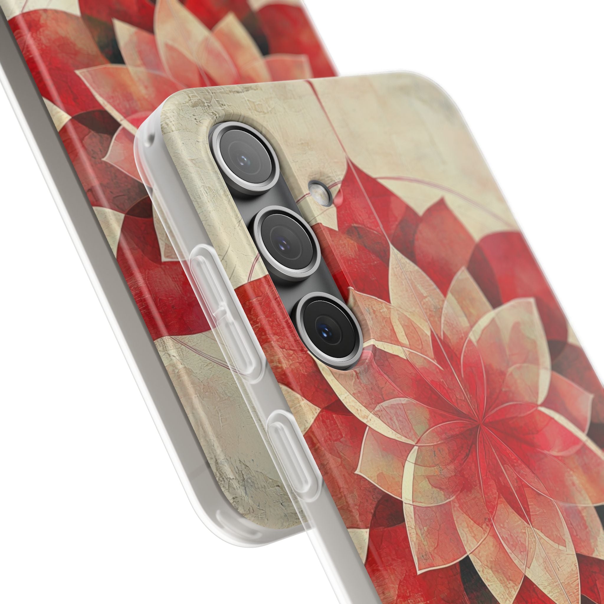 Crimson Bloom Samsung S24 Case - Soft