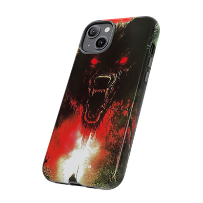 Crimson Wolf iPhone 14 Plus Case - Tough