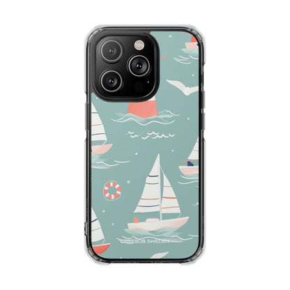 Lighthouse Nautical Charm - Clear Impact iPhone 14 Phone Case