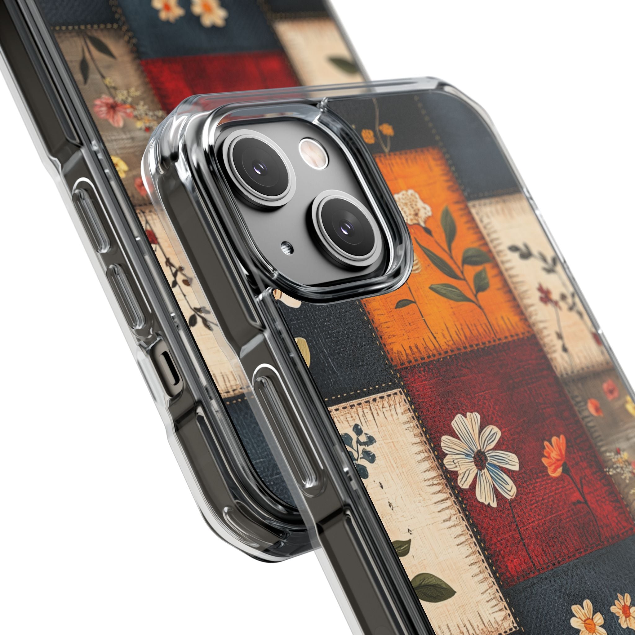 Patchwork Blooms iPhone 14 Case - Impact