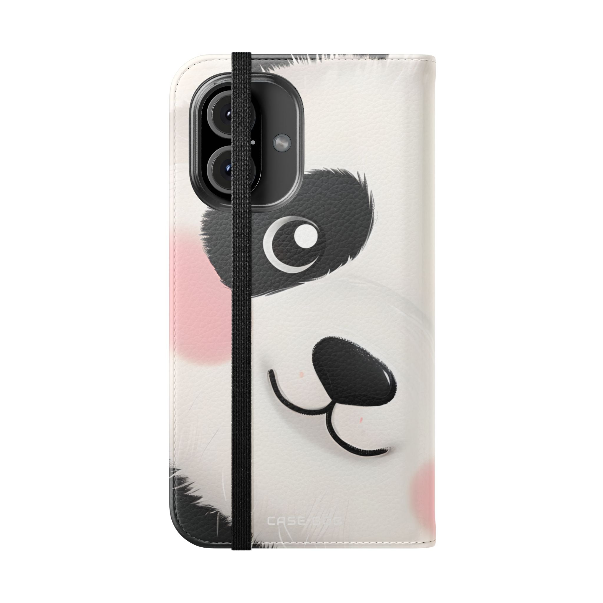 Peeking Panda Blush - iPhone 16 Case - Lompakko