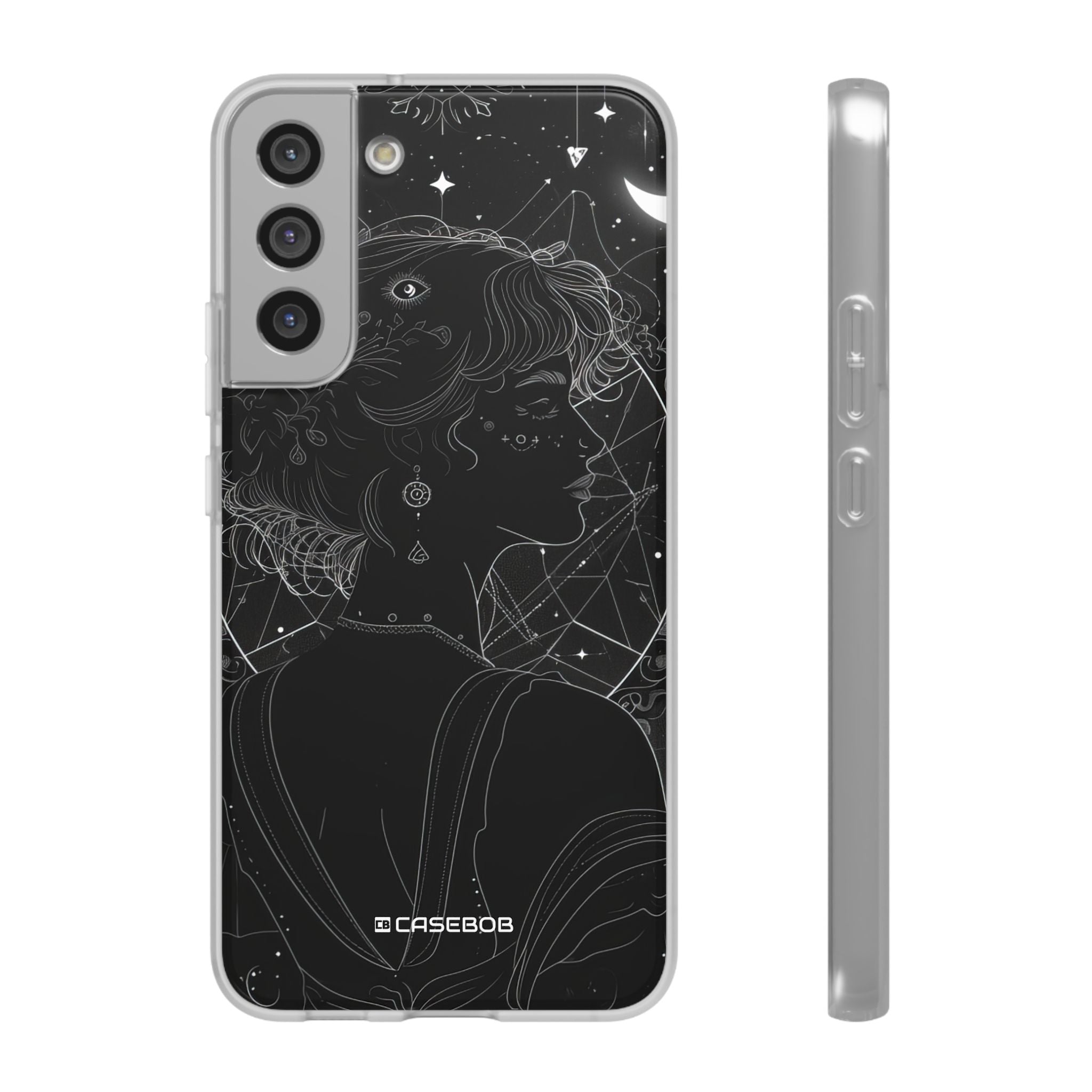 Mystic Starlit Serenity | Flexible Phone Case for Samsung Galaxy