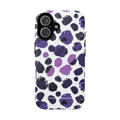 Purple Inkblots iPhone 16 - Tough Phone Case