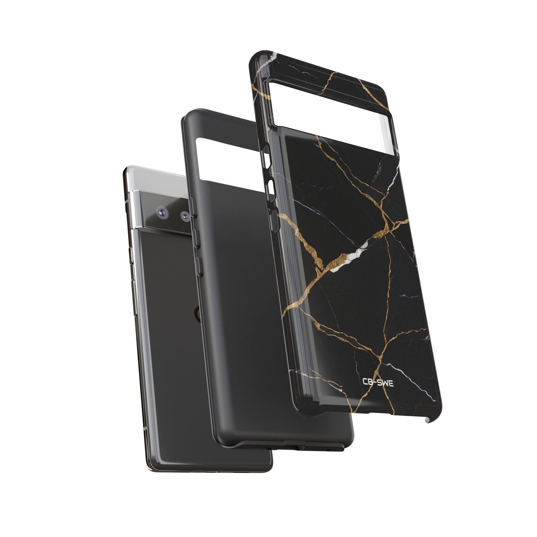Golden Veins Emerge - Google Pixel Case