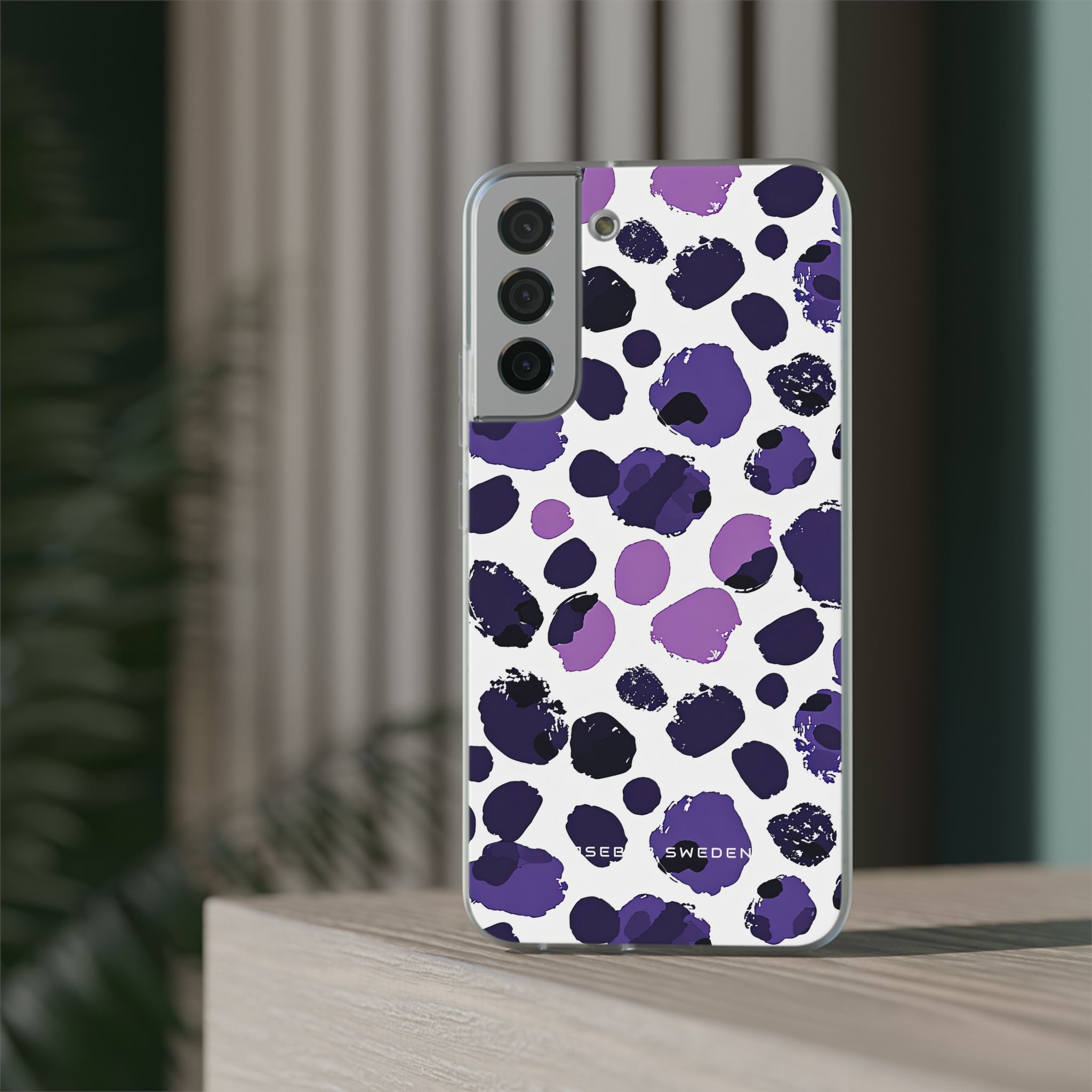 Purple Inkblots Samsung S22 - Flexi Phone Case