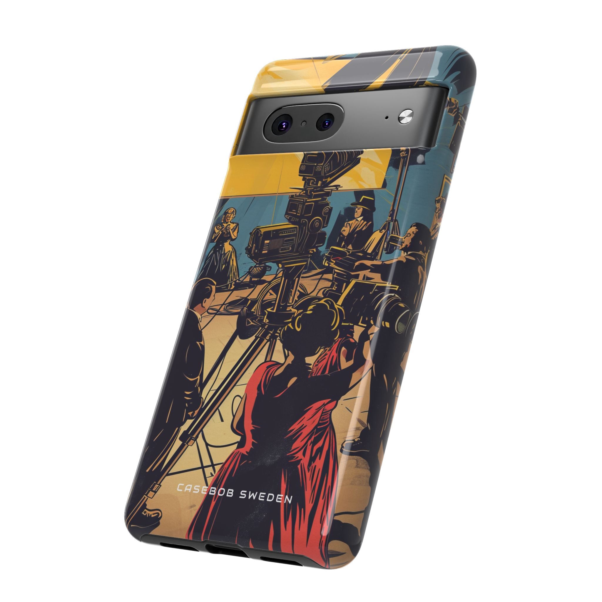 Golden Era Cinematic Spotlight Google Pixel 7 - Tough Phone Case