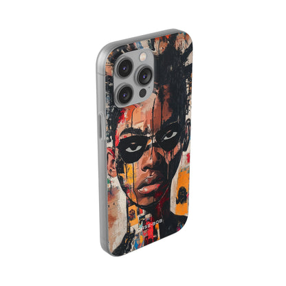 Masked Portrait Drips iPhone 14 Pro Max Case - Soft